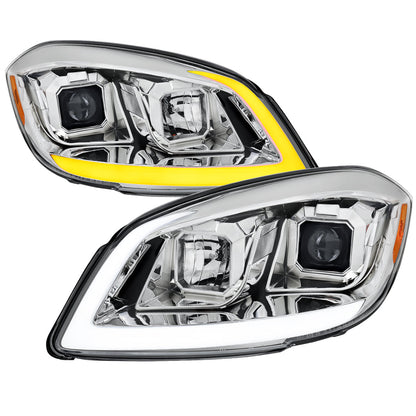 Spec-D 05-10 Chevrolet Cobalt Light Bar Projector Headlight Chrome
