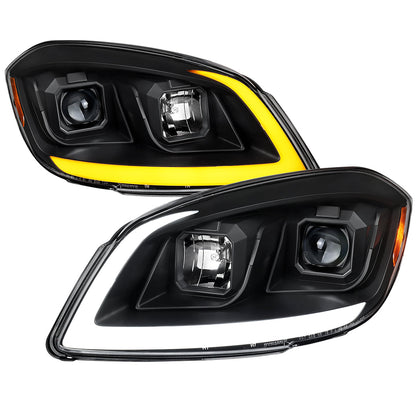 Spec-D 05-10 Cobalt Pontiac G5/Pursuit Headlights LED Bar Matte Black