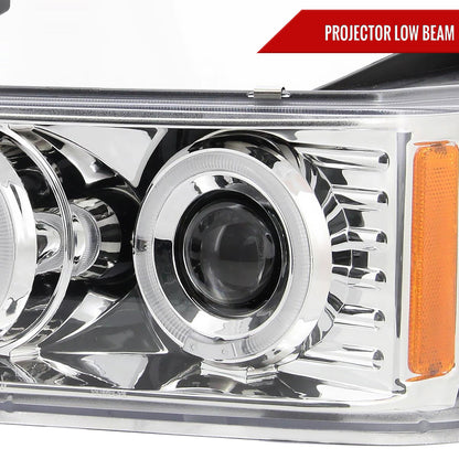 Spec-D 04-12 Chevy Colorado GMC Canyon Headlights Projector Chrome