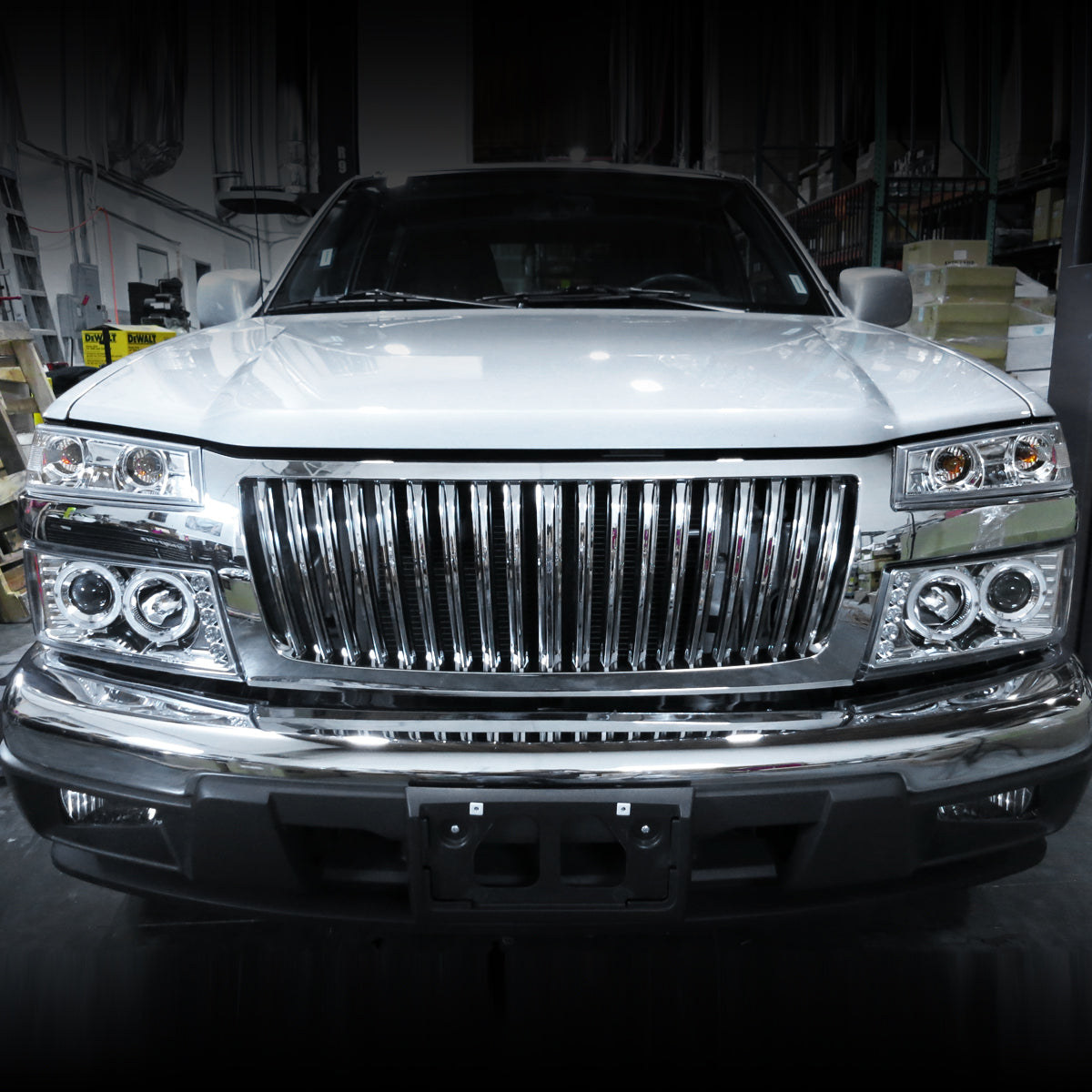 Spec-D 04-12 Chevy Colorado GMC Canyon Headlights Projector Chrome