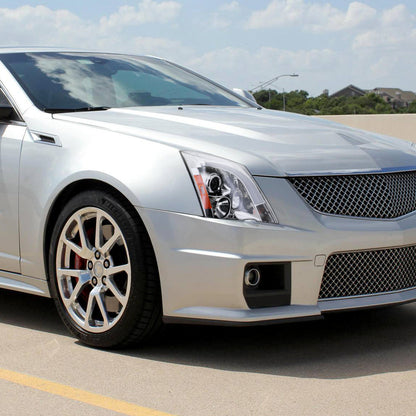 Spec-D 08-14 Cadillac CTS Sequential Projector Headlights Chrome