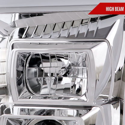Spec-D 07-14 GMC Yukon/XL 1500/XL 2500 Sequential Headlights Chrome