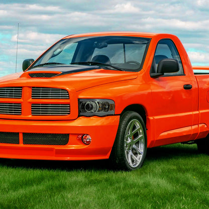 Spec-D 02-05 Ram 1500/03-05 Ram 2500/3500 Headlights LED Tube Smoked