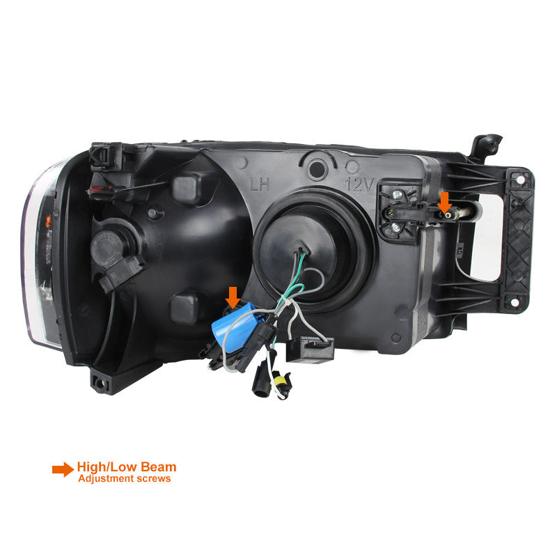 Spec-D 02-05 Ram 1500 2500 3500 Projector Headlights Chrome