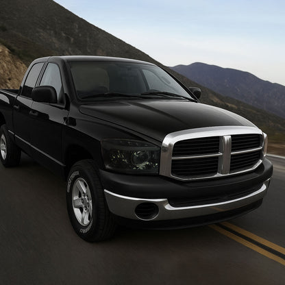 Spec-D 06-08 Ram 1500/06-09 Ram 2500/3500 LED Tube Headlights Smoked