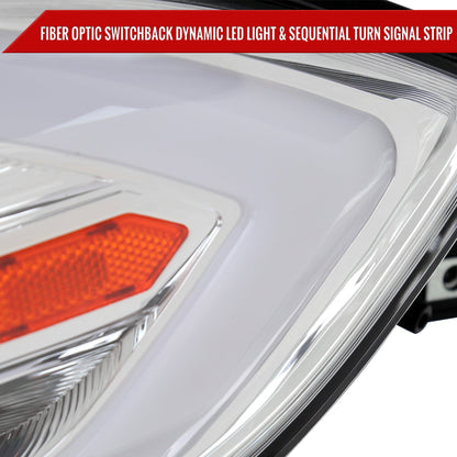 Spec-D 13-16 Dodge Dart Headlights Sequential LED Chrome