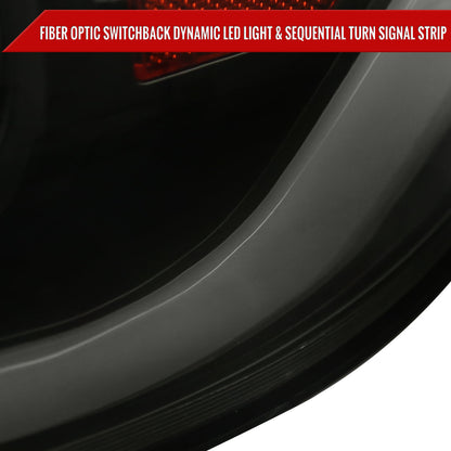 Spec-D 13-16 Dodge Dart Headlights Sequential LED Black/Smoked