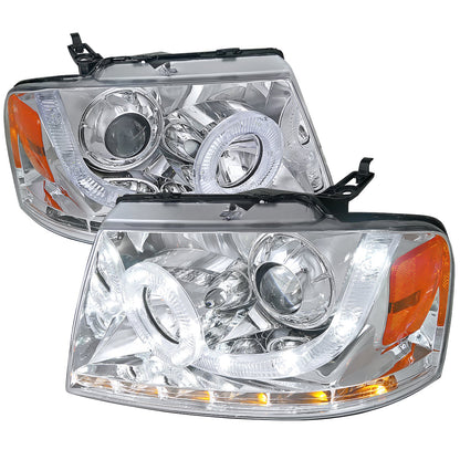 Spec-D 04-08 F-150/06-08 Lincoln Mark LT Halo Pro Headlights