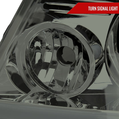 Spec-D 04-08 F-150/06-08 Lincoln Mark LT Pro Headlights Bar /Smoked