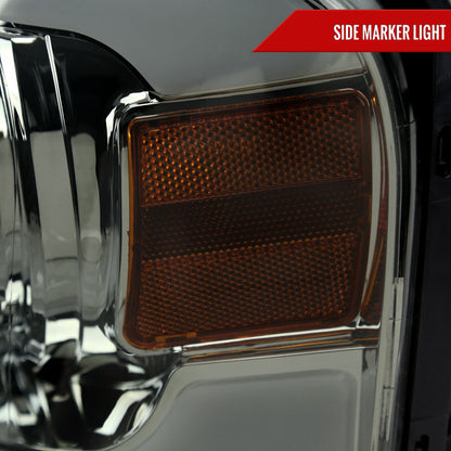 Spec-D 04-08 F-150/06-08 Lincoln Mark LT Pro Headlights Bar /Smoked