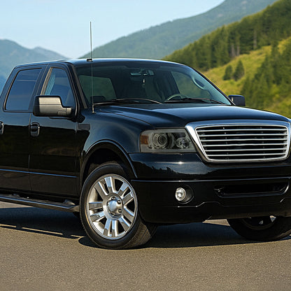Spec-D 04-08 F-150/06-08 Lincoln Mark LT Pro Headlights Bar /Smoked