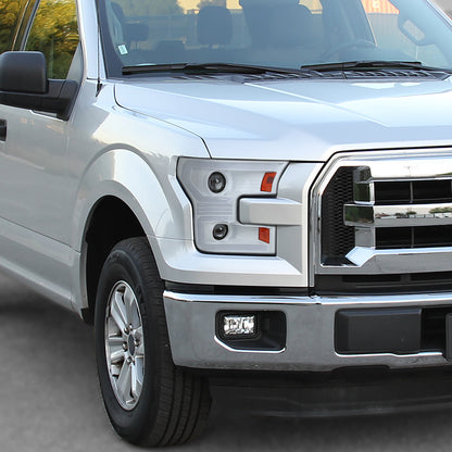 Spec-D 15-17 F-150 Bar Pro Headlights SEQ Turn Signals White/Clear
