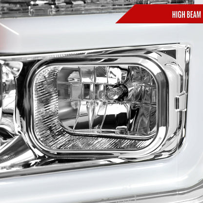 Spec-D 18-20 Ford F-150 Projector Headlights Chrome/Clear.