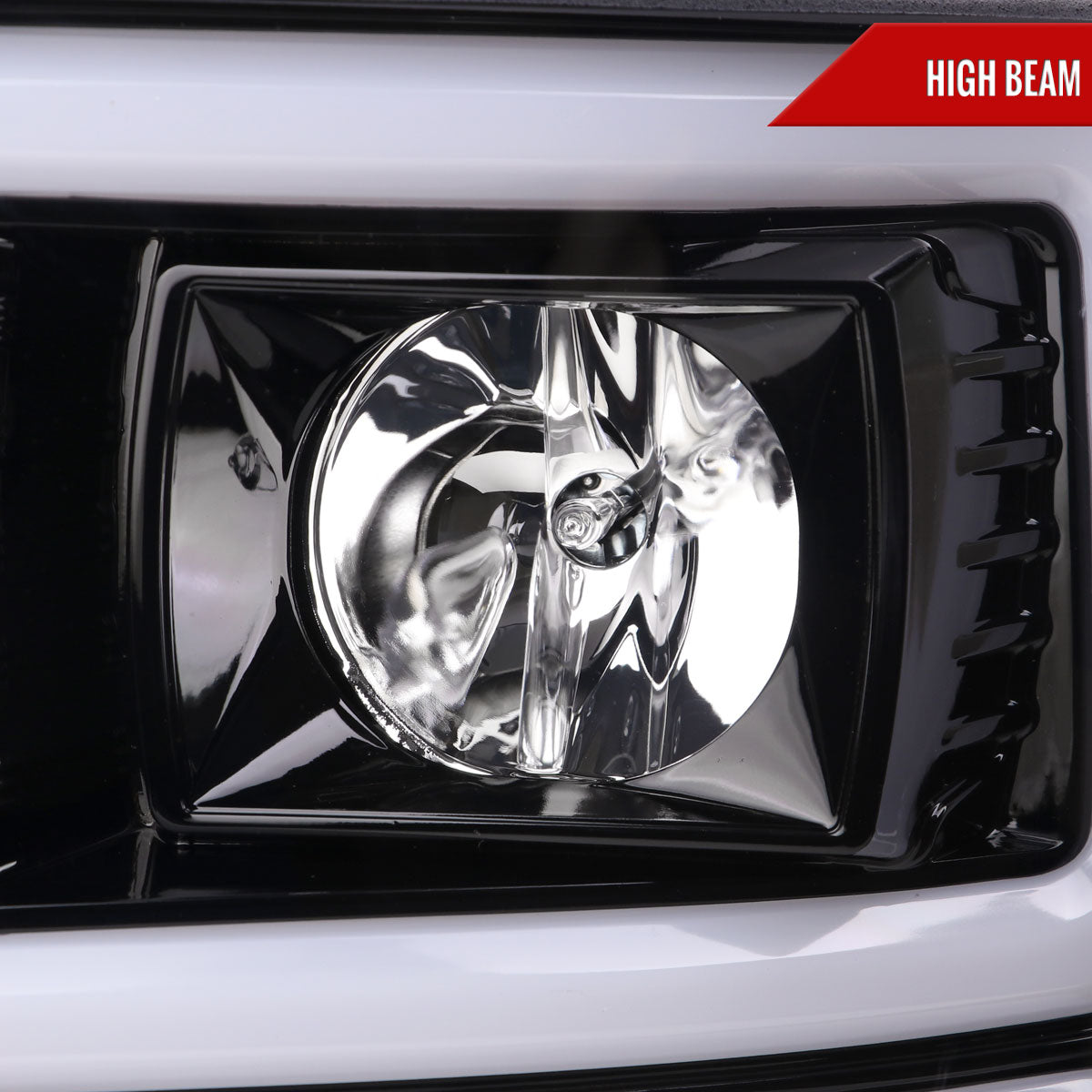 Spec-D 08-10 Ford F-250 Super Duty Headlights Sequential Jet Black
