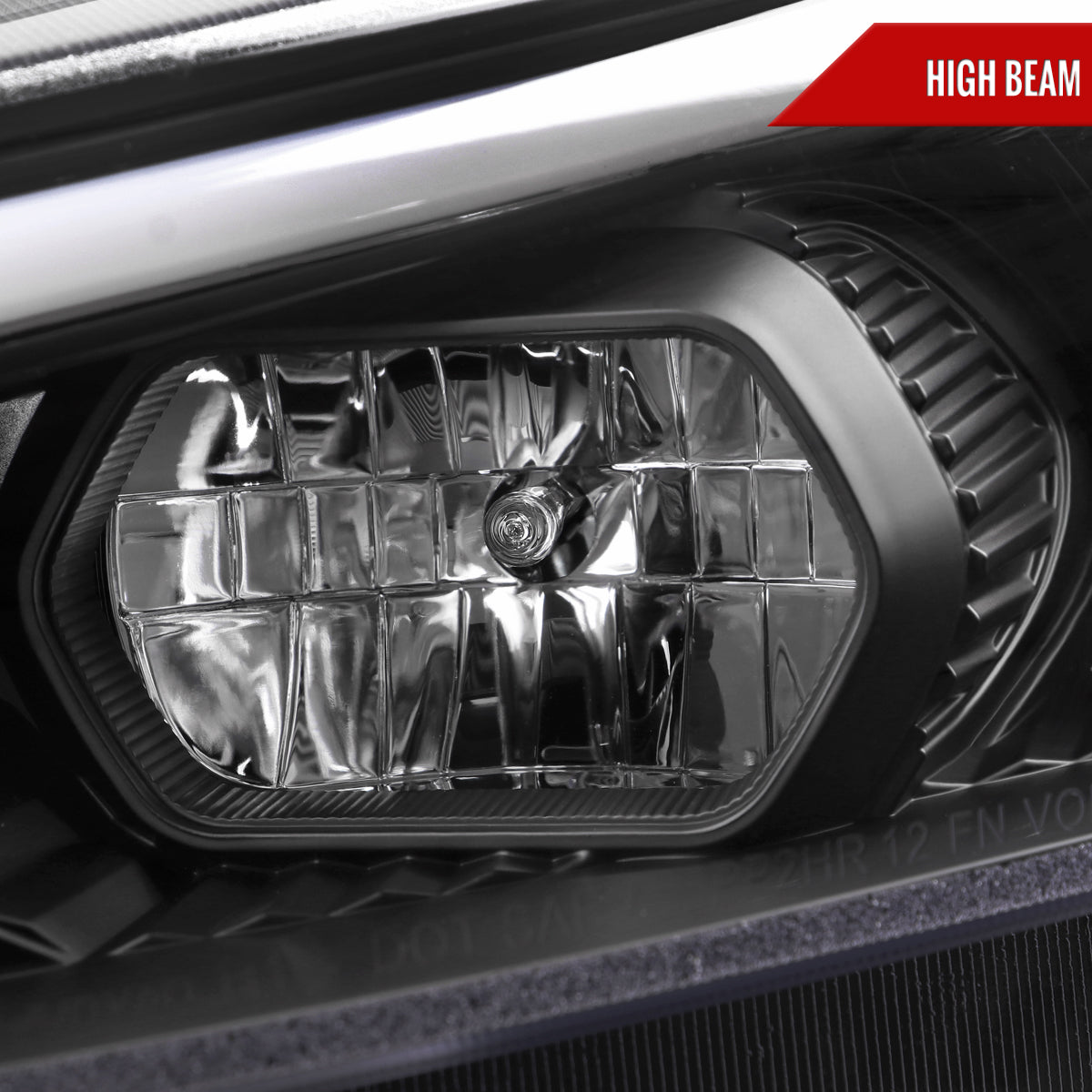 Spec-D 13-16 Ford Fusion Headlights Sequential LED Bar Black/Clear
