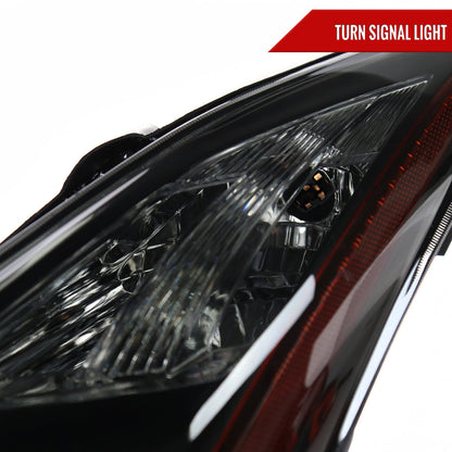 Spec-D 08-13 G37/14-15 Q60 2DR Headlights OEM Style Black/Smoked