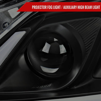 Spec-D 08-13 G37/14-15 Q60 2DR Sequential Headlights Black/Smoked