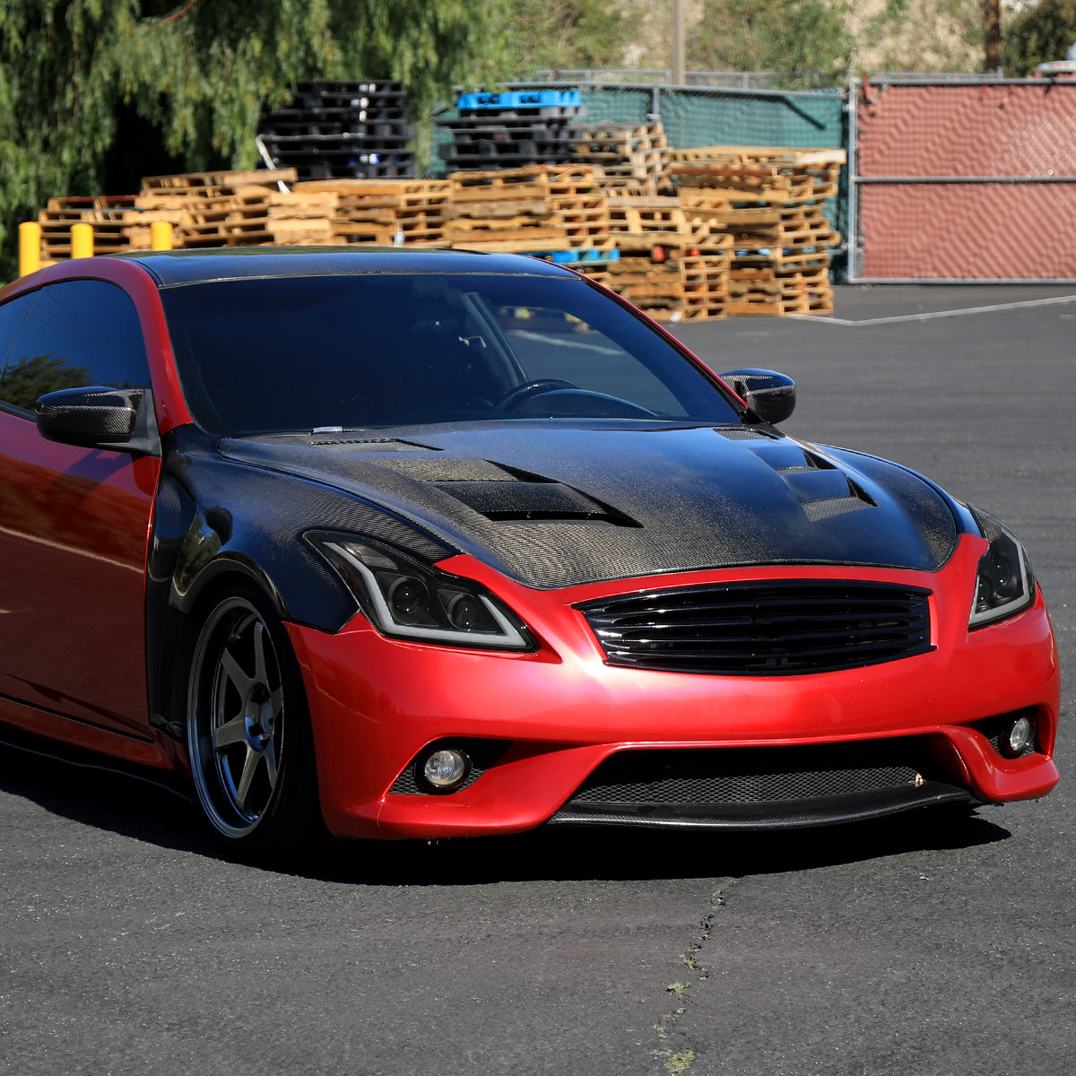 Spec-D 08-13 G37/14-15 Q60 2DR Sequential Headlights Black/Smoked