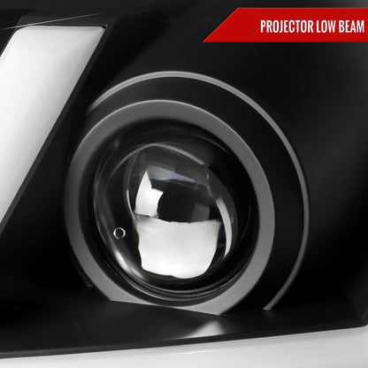 Spec-D 05-10 Pontiac G6 Headlights Sequential LED Bar Projector Black