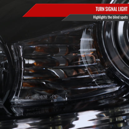 Spec-D 06-10 Lexus IS250/IS350 Headlights SEQ Turn Signals Black
