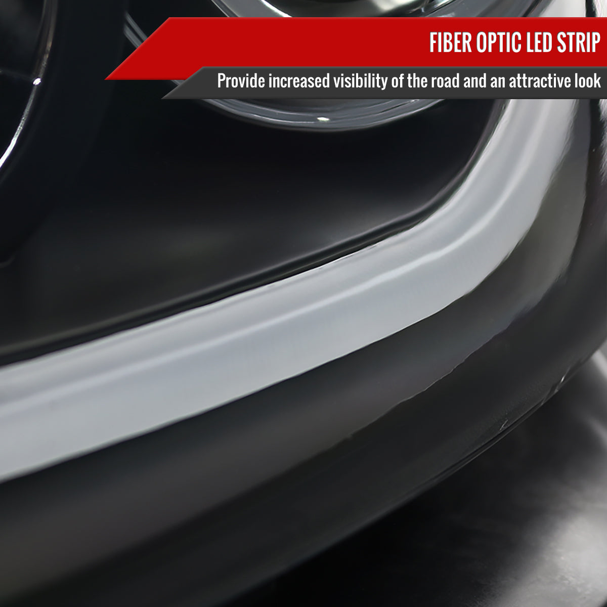 Spec-D 08-12 Chevy Malibu Headlights Dual Halo Projector Black.