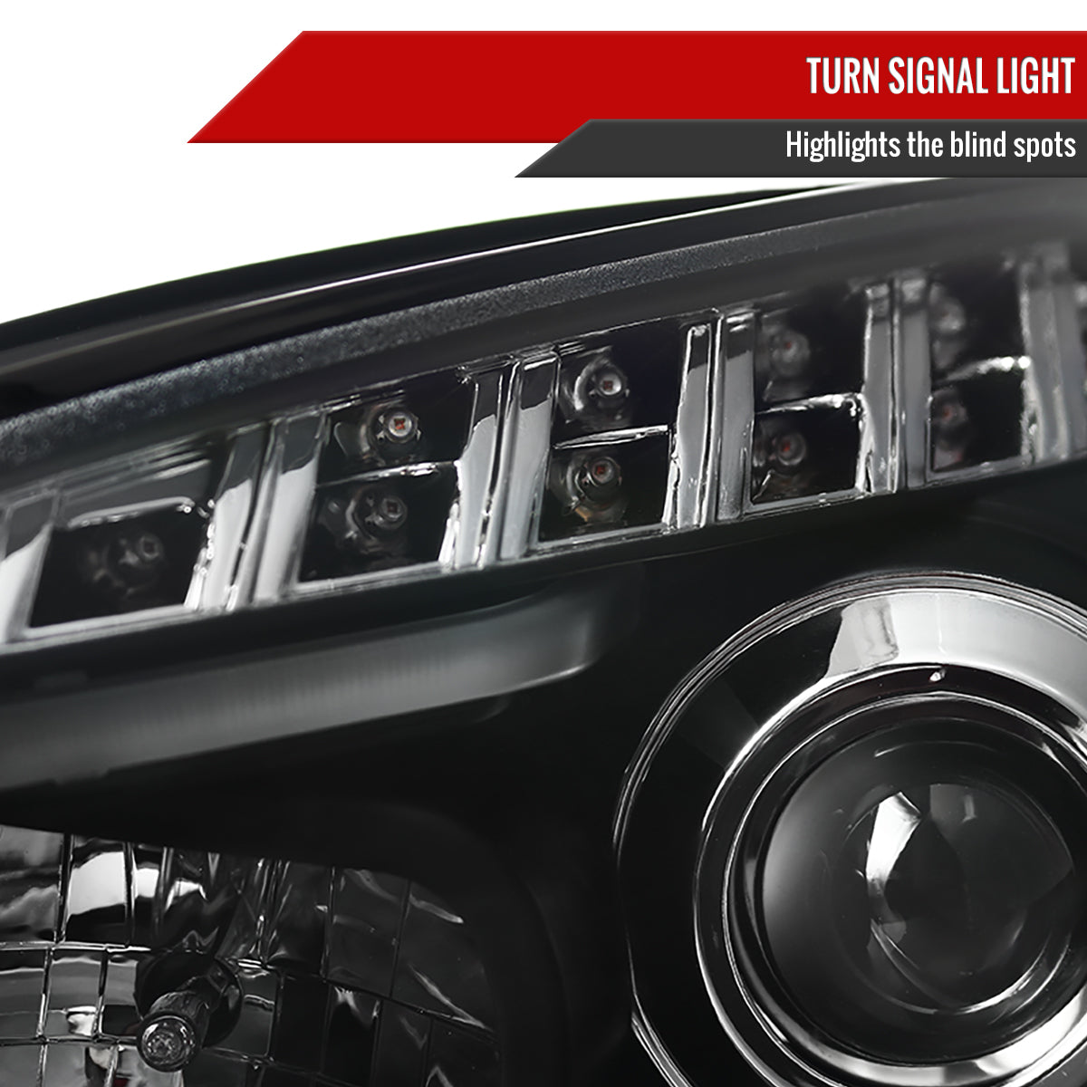 Spec-D 08-12 Chevy Malibu Headlights Dual Halo Projector Black.