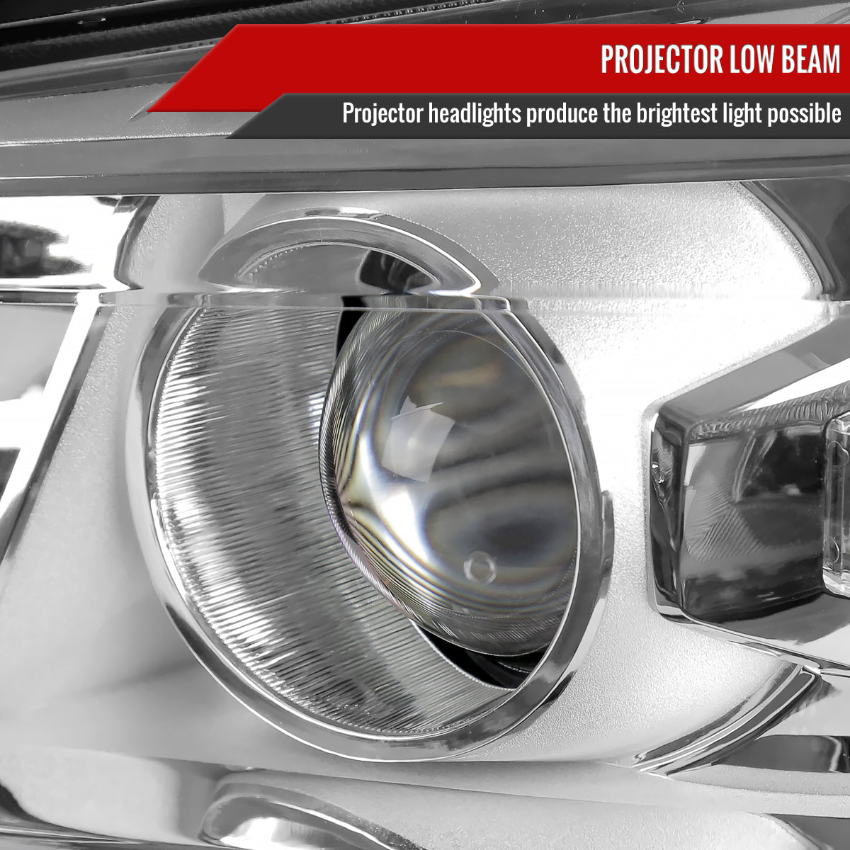 Spec-D 13-15 Malibu/2016 Malibu Ltd Clear Pro Headlights Driver