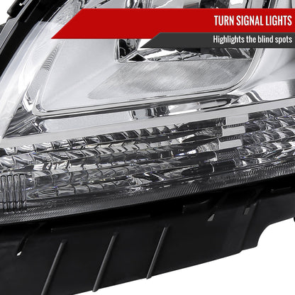 Spec-D 13-15 Malibu/2016 Malibu Ltd Clear Pro Headlights Driver
