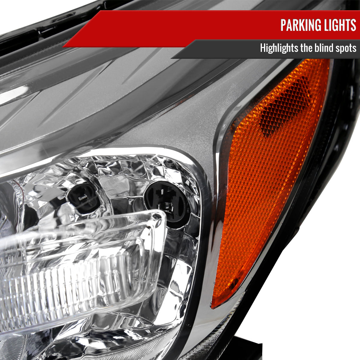 Spec-D 13-15 Malibu/2016 Malibu Ltd Clear Pro Headlights Driver