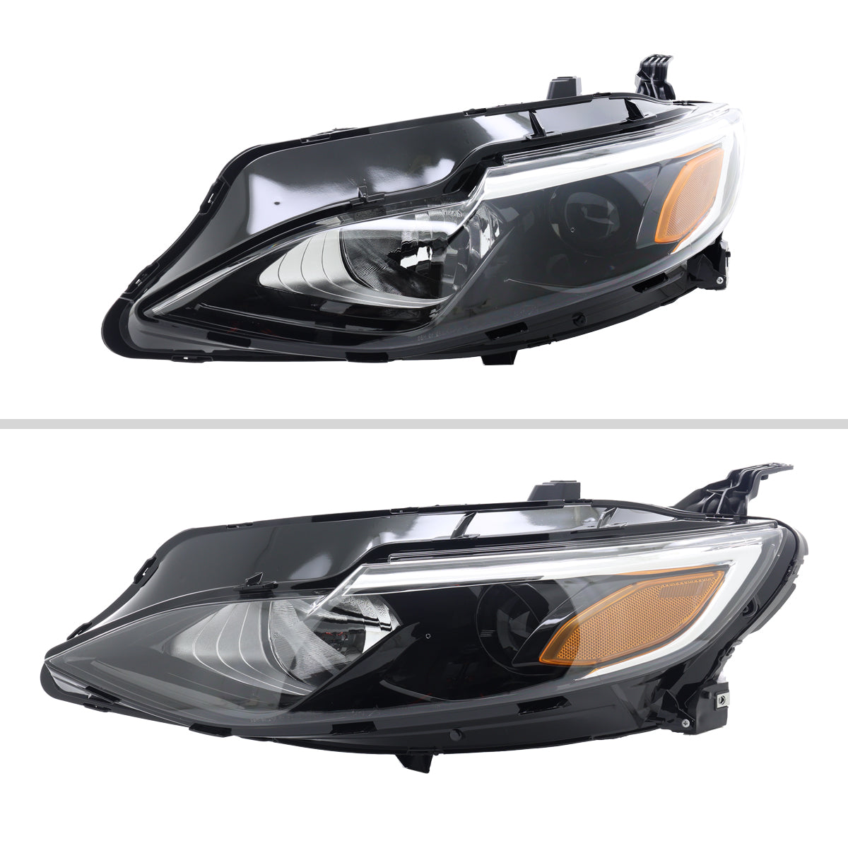 Spec-D 19-24 Malibu Projector Headlights OEM Style Glossy Black