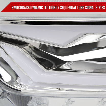 Spec-D 15-20 Ford Mustang HID Projector Headlights Black/Smoked