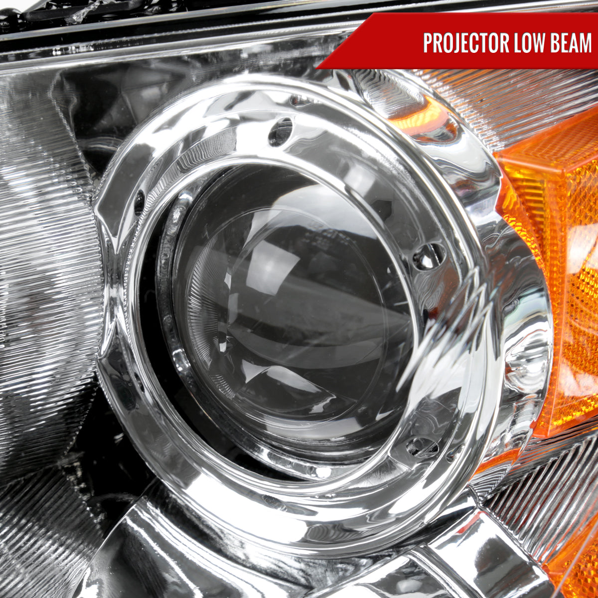 Spec-D 04-09 Mazda 3 Sedan Headlights Projector Chrome/Clear