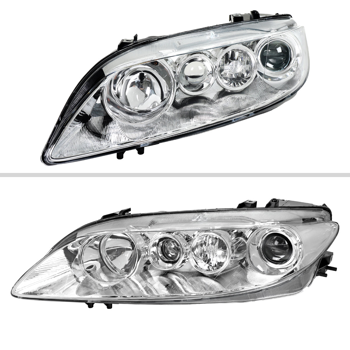 Spec-D 03-05 Mazda 6 OE Style Projector Headlights Chrome
