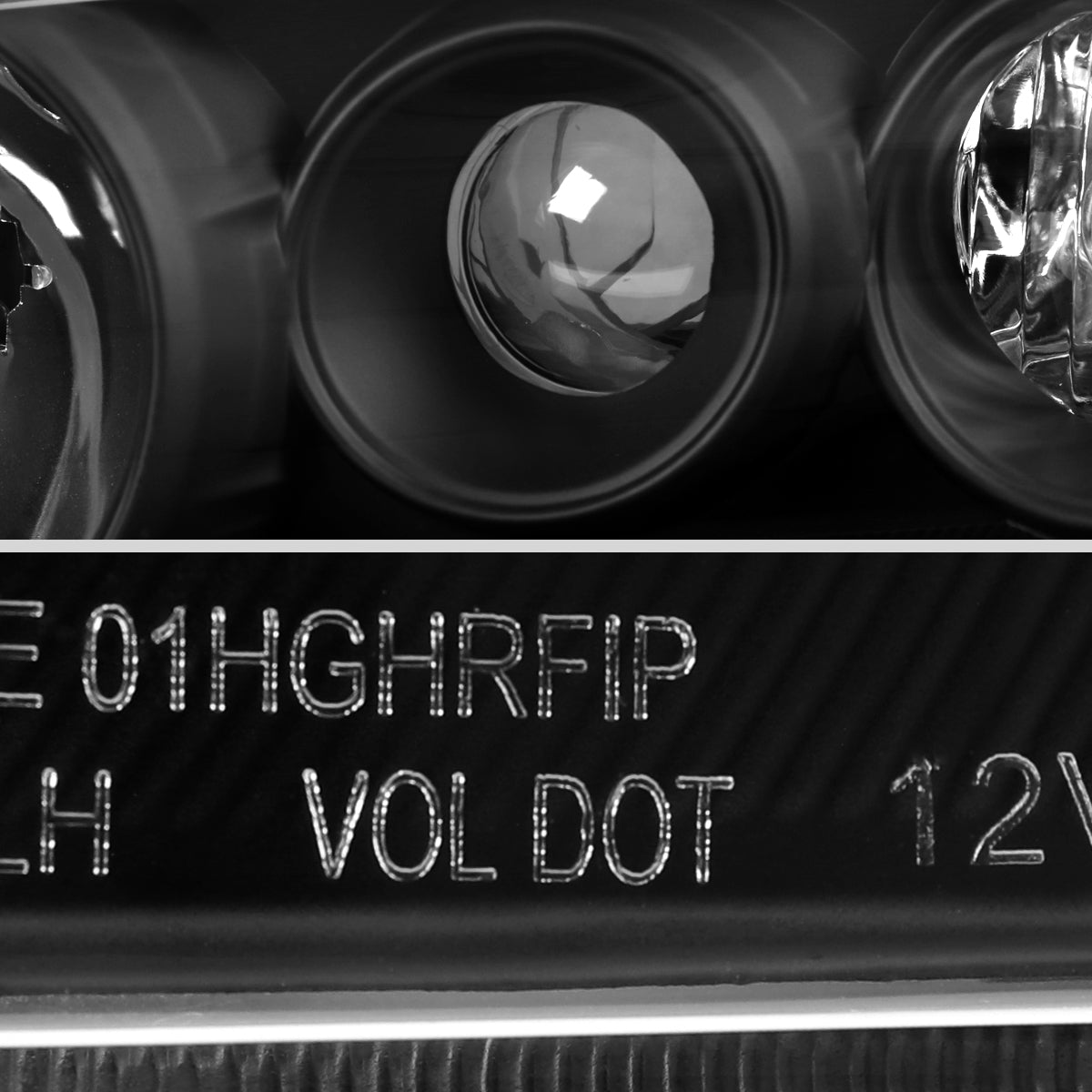 Spec-D 03-05 Mazda 6 Headlights OEM Style Projector Black
