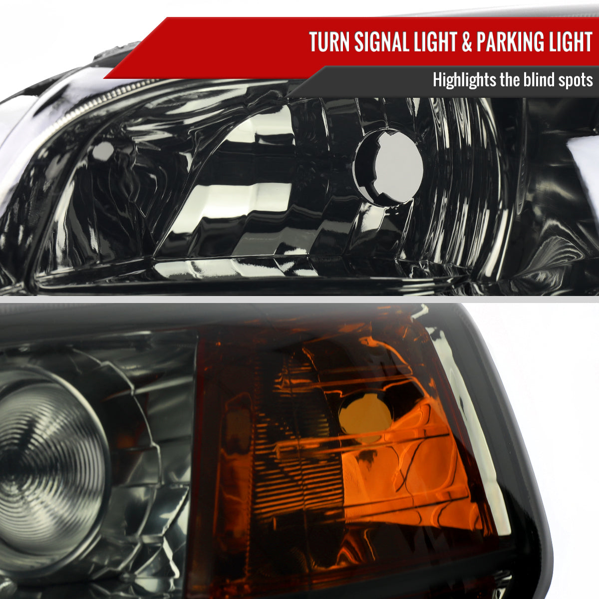 Spec-D 06-08 Honda Pilot Projector Headlights Chrome/Smoked Lens