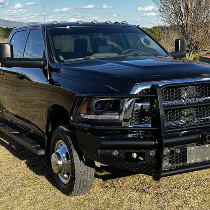 Spec-D 13-18 Ram 1500 2500 3500 SEQ Bar Projector Headlights Black