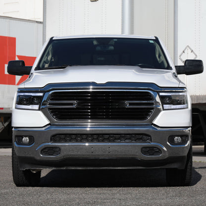 Spec-D 19-24 Ram 1500 Projector Headlights Sequential LED Black