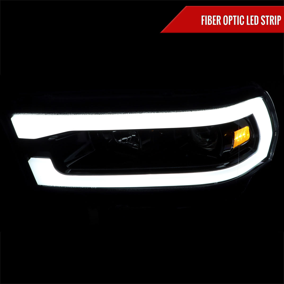 Spec-D 19-24 Ram 2500 3500 4500 5500 Tube Projector Headlights Black