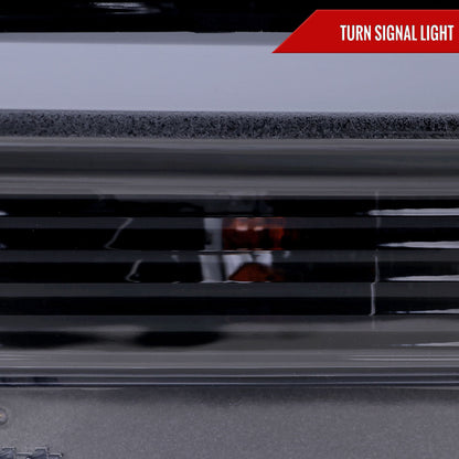 Spec-D 19-24 Ram 2500/3500 LED DRL Bar Projector Headlights Smoked