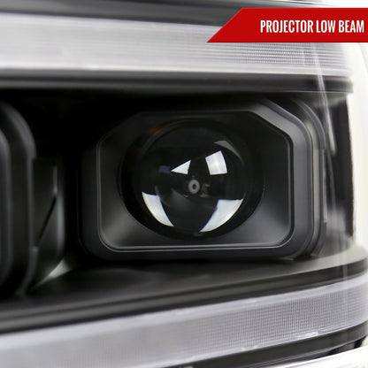 Spec-D 19-24 Ram 2500-5500 Headlights Switchback SEQ Matte Black