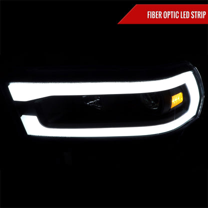 Spec-D 19-24 Ram 2500-5500 Headlights LED Tube Projector Matte Black