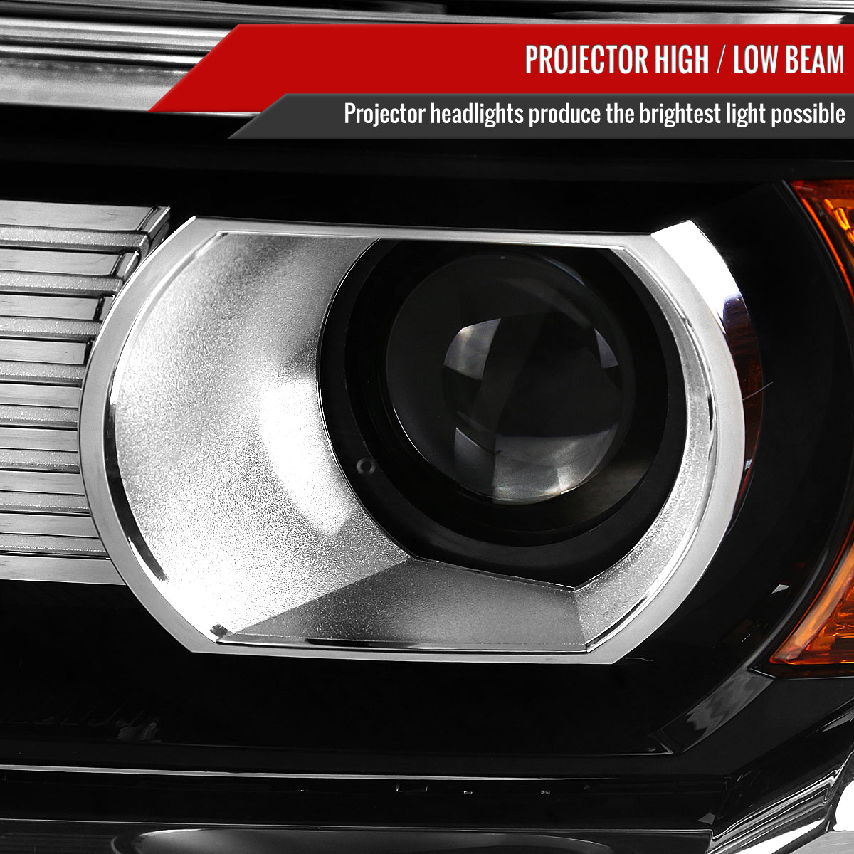 Spec-D 14-19 GMC Sierra Driver Projector Chrome Replacement