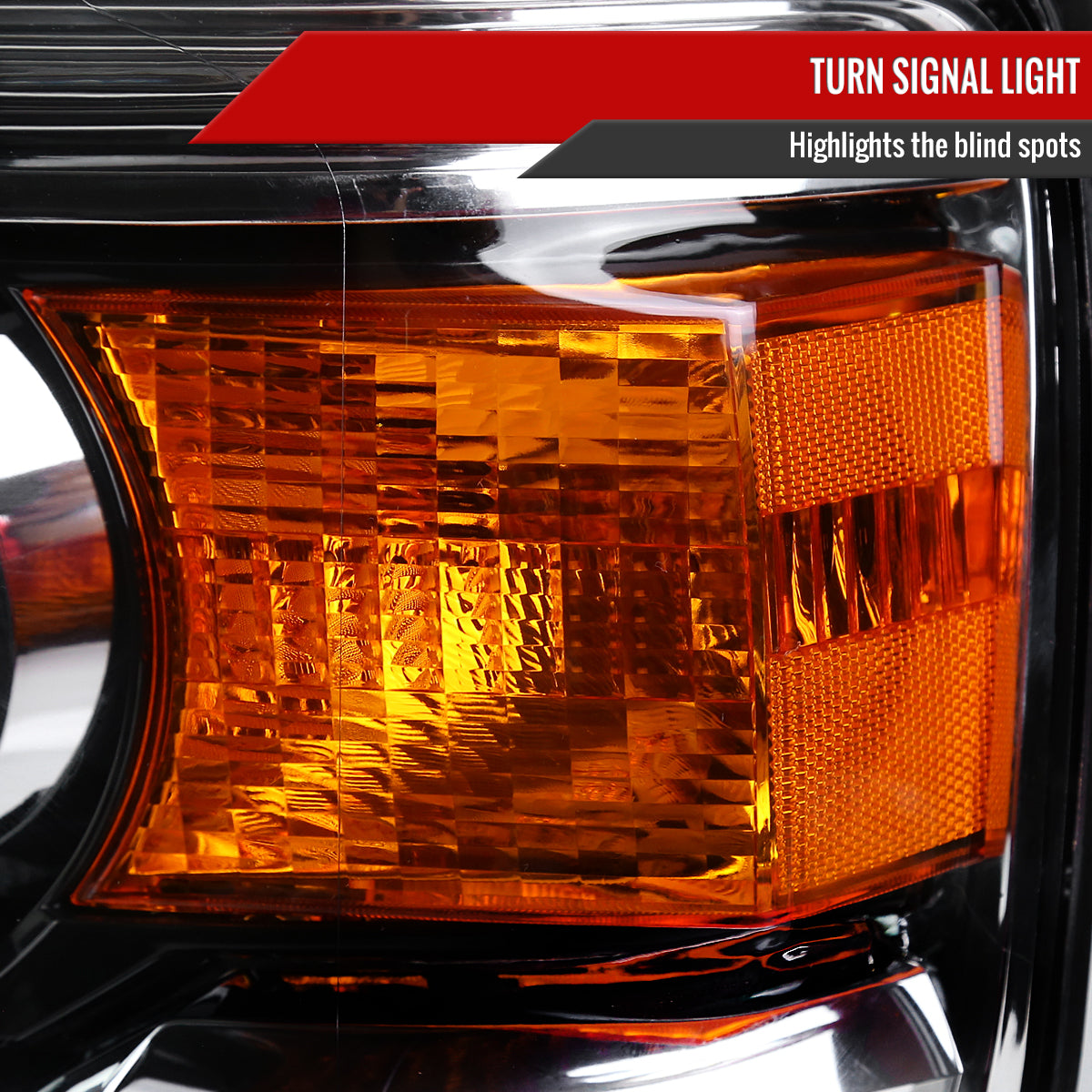 Spec-D 14-19 GMC Sierra Driver Projector Chrome Replacement