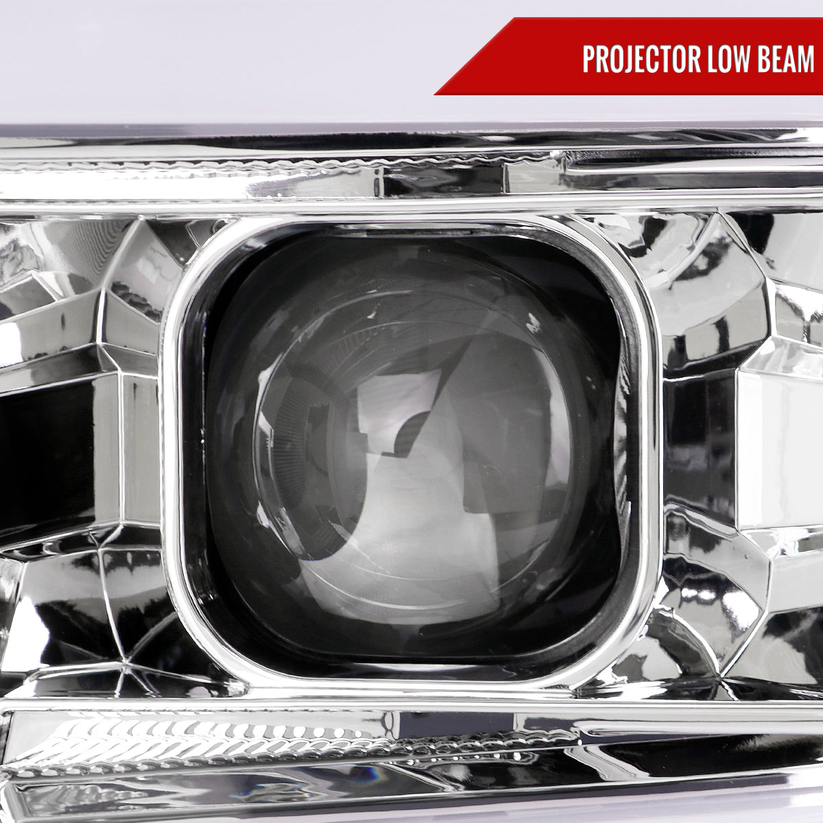 Spec-D 15-19 Silverado 2500HD/3500HD Headlights Switchback SEQ Chrome