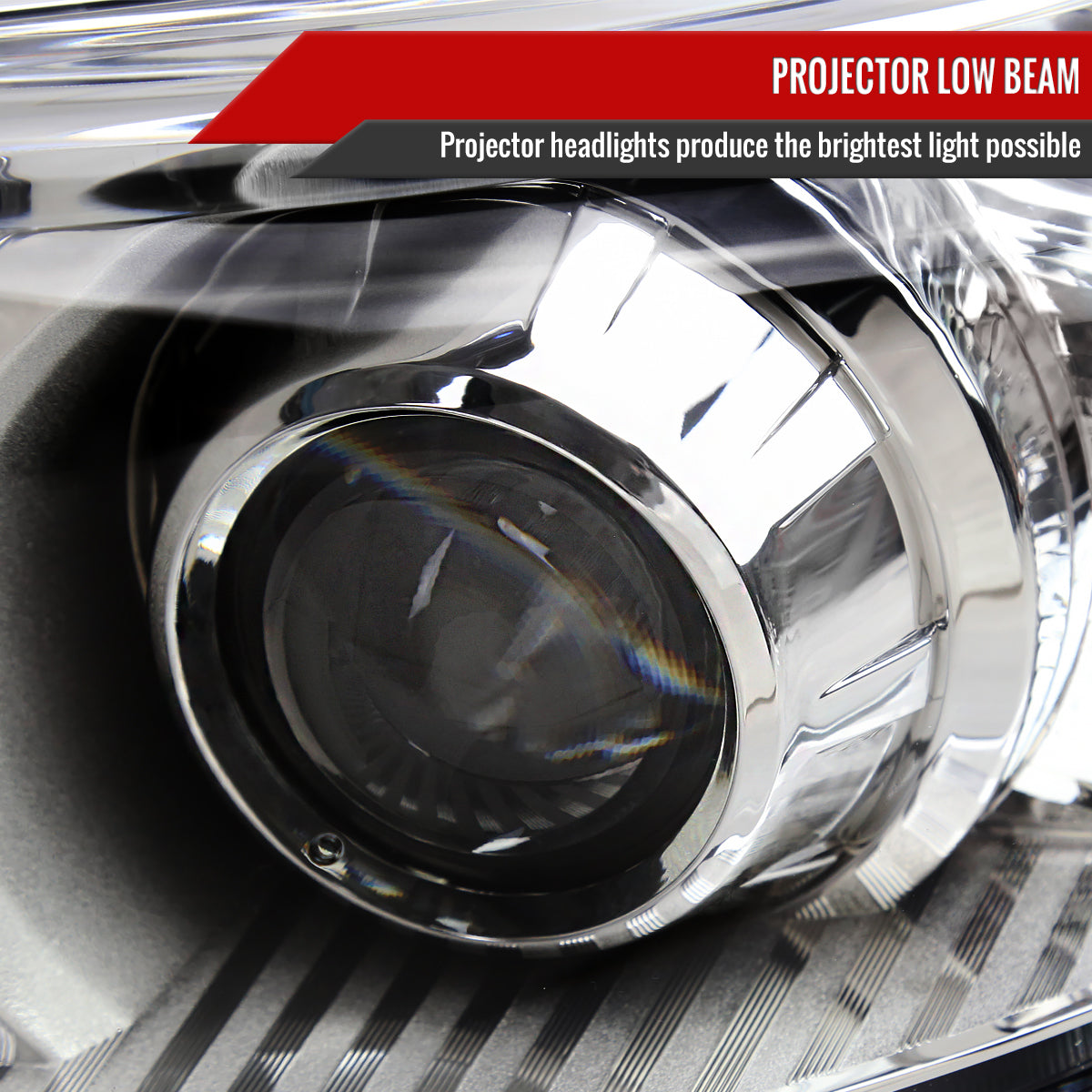 Spec-D 11-20 Toyota Sienna Projector Headlights Chrome
