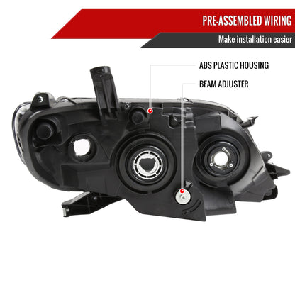 Spec-D 11-20 Toyota Sienna Driver Projector Chrome Replacement