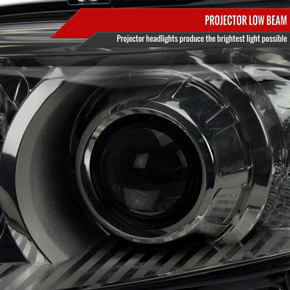 Spec-D 11-20 Sienna Projector Headlights Chrome/Smoked Lens
