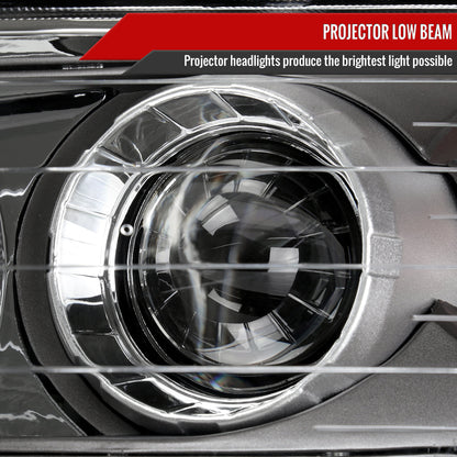 Spec-D 06-08 Hyundai Sonata Projector Headlights Matte Black