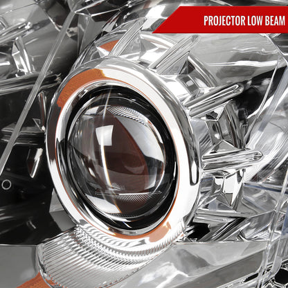 Spec-D 10-16 Cadillac SRX Projector Headlights Chrome/Clear