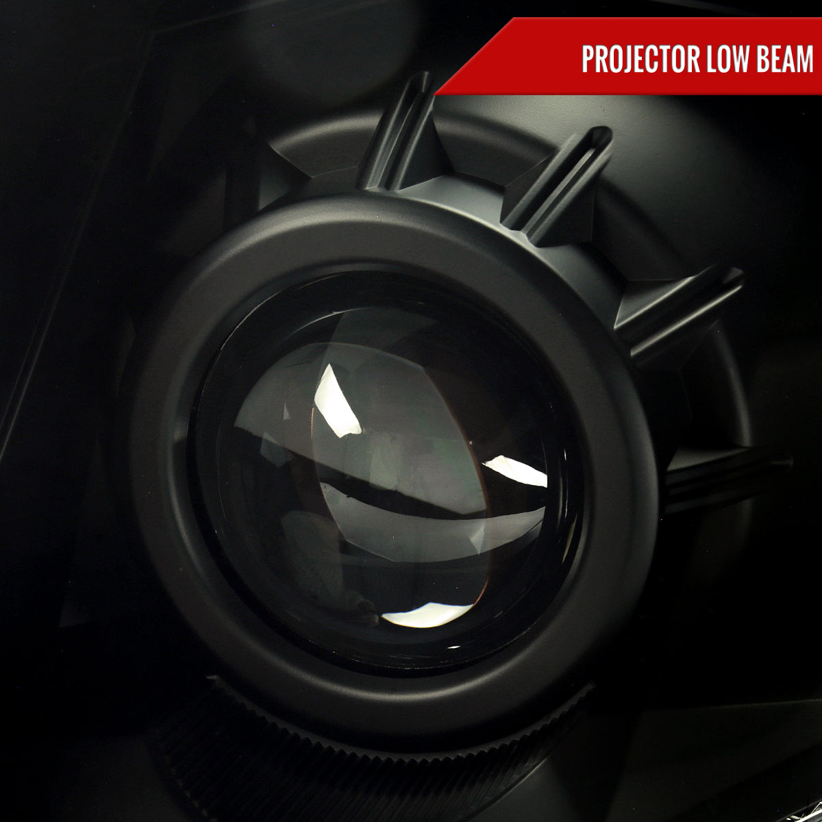 Spec-D 10-16 Cadillac SRX Projector Headlights Black/Smoked Lens